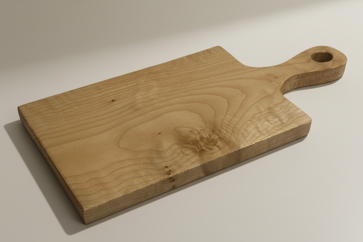 Curly Maple Small Cutting Board (6"x9")