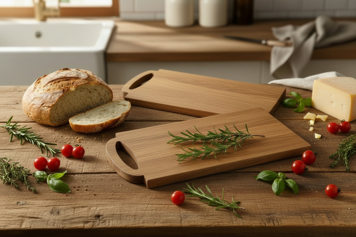 Rustic Hickory Small Cutting Board (8"x12")