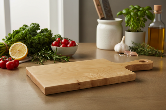 Curly Maple Small Cutting Board (6"x9")